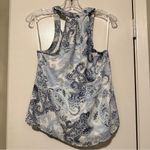Daytrip  Buckle Metallic Surplice Tank Top blue size M Photo 4