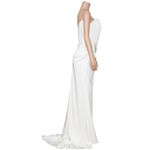 TINA HOLLY COUTURE TK151W Corset Long Mermaid Satin
Gown, Off White, AU10/US6 White Size 6 Photo 11
