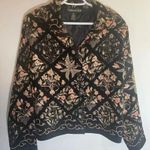 Vintage Claire Murray Design Tapestry Jacket Size XL EUC Black Photo 0
