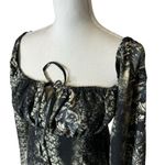 Urban Outfitters  Vivienne Printed Long Sleeve Mini Dress Medium Photo 1