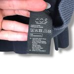 COS Modern Knit Cotton Color-Block Front Pockets Straight Fit Ribbed Cardigan Photo 6