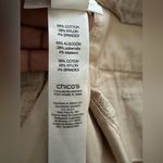  Capri Pants Cotton Spandex Khaki Beige Zip Chicos size 0 US 4 Casual Photo 10