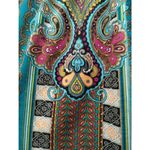 Win Win Women's Size L-XL Boho Multicolor Crochet Pinwheel Sleeve Tunic Top Photo 2