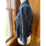 Ann Taylor LOFT Women Dark Wash Denim Cropped Jacket Size 2 Photo 2