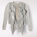 Abercrombie & Fitch Cable Knit Beachy Cover Up Sweater Womens Size M/L Gray Photo 2