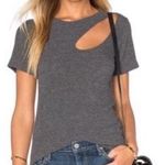 LNA  Ribbed Cut Out Tee Photo 0
