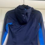 Athleta Strength Cozy Hoodie Full Zip Jacket Macaw Navy Royal Blue Size XS Photo 7