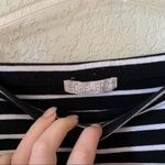 Forever 21 Black and White Stripe Mini Skirt Photo 1