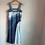 Anthropologie NEW  Pilcro Seamed Smocked Midi Dress Small Photo 2