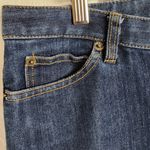 Michael Kors Jeans Flared Legs Dark Wash Denim Mid Rise Cotton Blend Stretch 8 Blue Photo 11