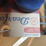 Dearfoams NIP  Memory Foam Peacoat Blue Women’s Slippers Size Medium 7-8 Photo 1