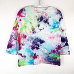Krazy Kat Krazy‎ Kat Medium Top Handmade Tie Dye Butterfly Beauty Sequins Pink Blue 1291 Photo 1
