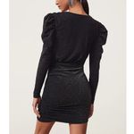 Song of style black lurex dress Size XXS Photo 2