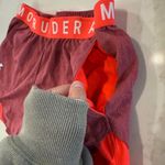 Under Armour Play Up Twist Activewear Shorts Womens XS Loose Fit Wildflower Beta Photo 2