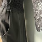 Alex Marie NWT Hailey Black Lace Chiffon Wide Leg Party Jumpsuit Women’s Size 6 Photo 6