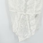 INC International Concepts Womens Coquette Sheer Lace Bodysuit Size M White Size M Photo 2