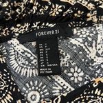 Forever 21 Boho Romper Small Black and Beige Shorts Photo 4