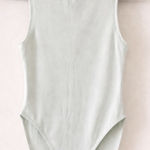 SKIMS  Cotton Jersey Tank Bodysuit Spearmint Sleeveless | Size Small | NWT Photo 0