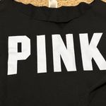 PINK - Victoria's Secret  Black Crew Neck Sweater Photo 2