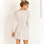 Cleobella  Sadie Striped Mini Dress Ivory Photo 2