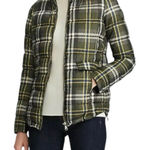 Ralph Lauren Lauren  Green Plaid Puffer Quilted Jacket Loden Check size medium Photo 0