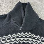 Ralph Lauren Polo  Women's XXL Black‎ Fair Isle Cotton Angora Rabbit Hair Sweater Photo 7