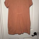 Aerie Women’s S/P Orange Cotton Gauze Button Up Romper Photo 6