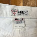 Guess  White Cutoff Jean Shorts 26x3.5" Size 27 Photo 4