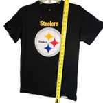 Majestic Pittsburgh Steelers Shirt Women's Sm Black NFL Football Short Sleeve Cotton Tee Photo 7