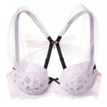 Victoria's Secret VS lavender rhinestone lace tulle push up bra Photo 4