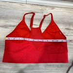 PINK VS Red Racer Back Sports Bra Padded Light Support Size XS Photo 5