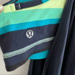 Lululemon Sports Bra Tank Built-In Striped Navy 4 Photo 7