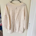 Free People  Movement Make it Count Splatter Paint Sweatshirt Photo 5