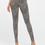 Spanx Jean-ish Ankle Leggings In Taupe Snakeskin size XS Photo 1