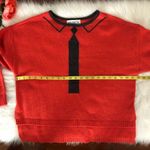 Wildfox Red Dinner Party Vintage Tie Sweater NWT Photo 3