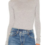 Revolve  Gray Long-Sleeve Waffle Shirt XS‎ Photo 0