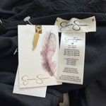 Jessica Simpson Rose Bay Textured Tie-Front Tankini Top M Black New Photo 11