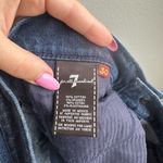 7 For All Mankind Dark Wash Flare Boot Cut Distressed Jeans Size 30 Photo 5