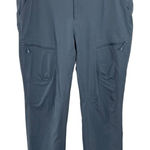 Eddie Bauer  Fleece Lined Women’s Pants Size 16P Active‎ Hiking Outdoor Blue Gray Photo 0