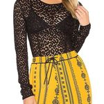 House of Harlow Revolve Josephine Bodysuit Leopard Photo 0