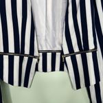 Love Tree Navy White Stripes Open Blazer Size Large Photo 7