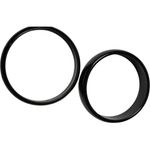 Black Circular Fashion Statement Bangle Bracelets Photo 5