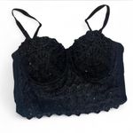 Windsor Black Lace Corset Bustier Top Photo 1