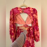 Hello Molly All About May Floral Long Sleeve Cut Out Maxi Dress Size 2 Photo 6