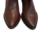 Lucky Brand  Chantel x Western Limited Edition Leather Ankle Boot, Sz 9.5 Photo 9