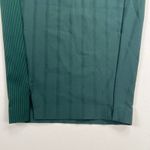 Athleta  Brooklyn Textured Striped Ankle Pants Hunter Green Featherweight Size 20 Photo 3