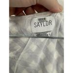 Saylor Dress Women Large Purple Plaid Gingham Hadleigh Mini MSRP$225 Preppy Boho Photo 3