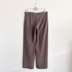 Eileen Fisher  Stretch Crepe Pants Brown Washable Wide Leg Mid Rise Size M Photo 4