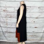 draper's & damon's Draper’s & Damon’s Sz 1X Black & Brown Patchwork 2 Pc. Jacket & Dress Outfit Set Photo 5