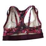 Lululemon  Splendour Bra Poppy Petals Berry Rumble Multi  Black Sports Yoga 4 EUC Photo 1
